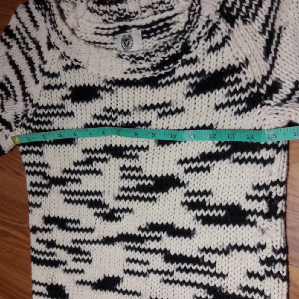 American eagle outfitters knit sweater navy cream - Picture 4 of 5